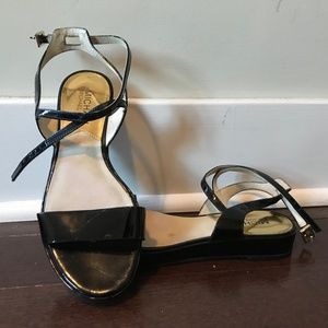 Black Michael Kors Sandals with Strap